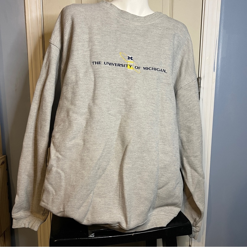 Vintage University Of Michigan Jansport Pullover Crewneck Sweatshirt Size XL